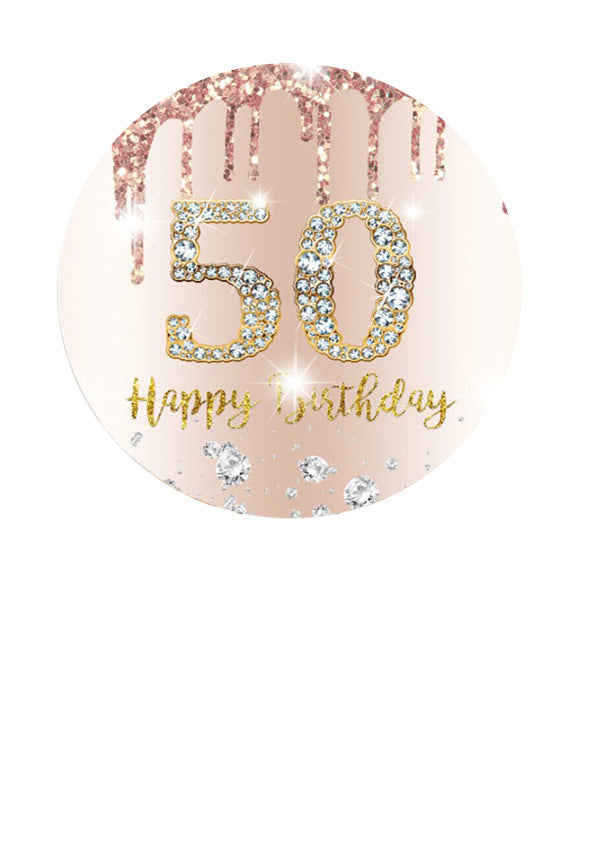 Happy 50th Rose Gold