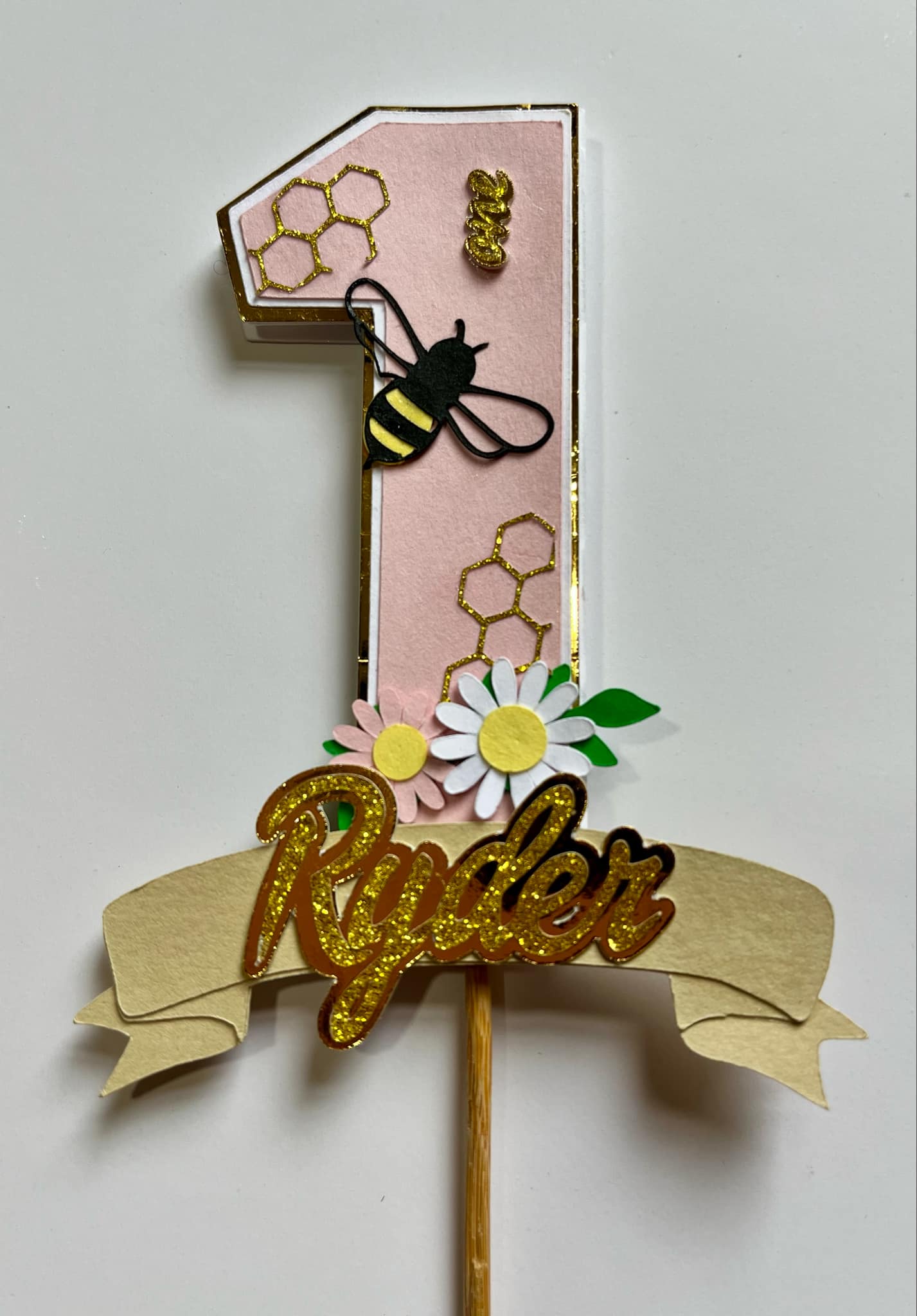 Honey Bee Cake Topper