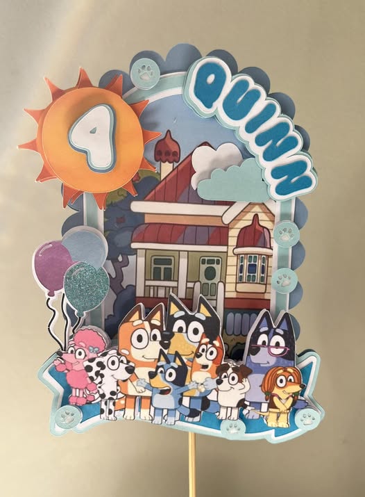 Bluey Cake Topper A