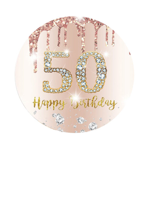 Happy 50th Rose Gold