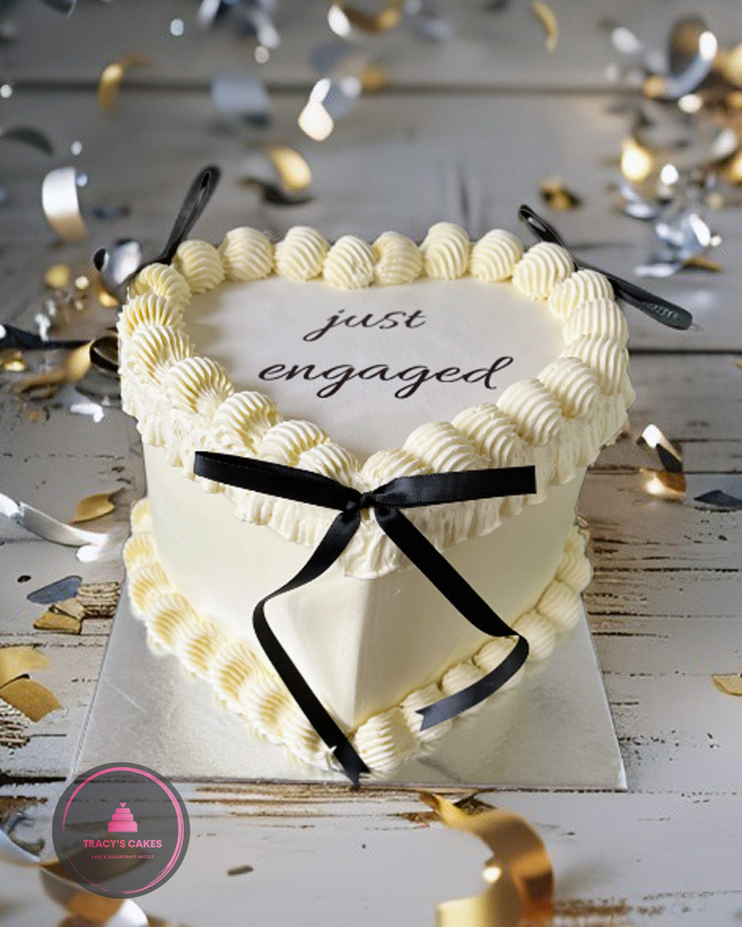 Heart Vintage Cake