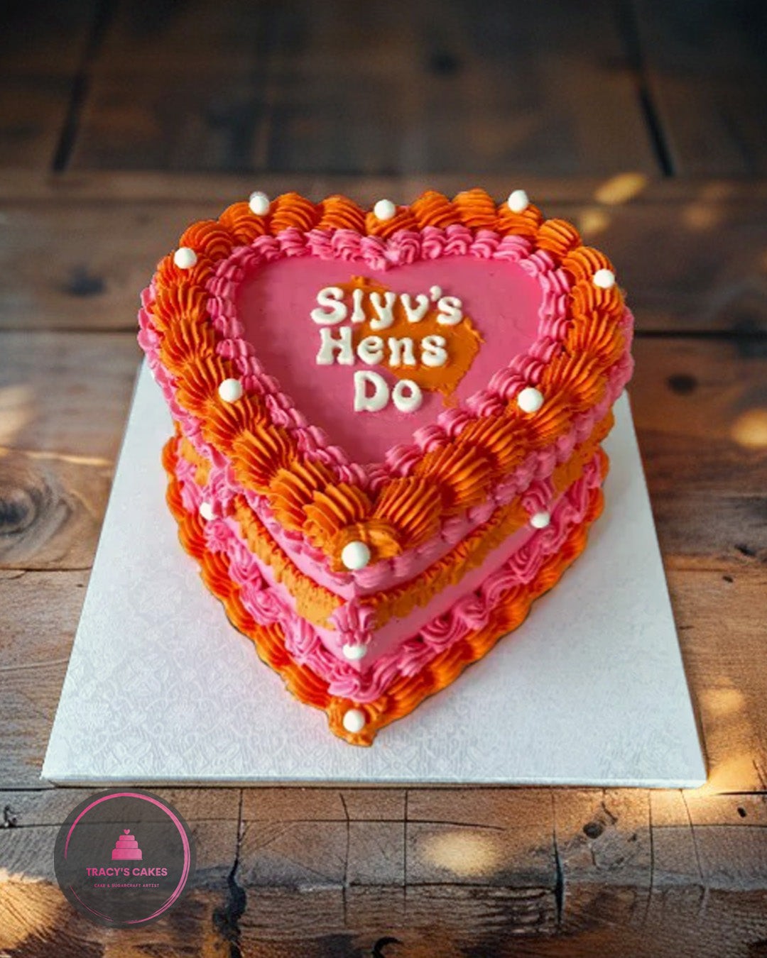 Heart Vintage Cake